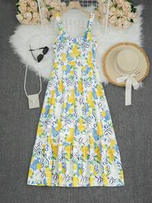 Vestido Feminino de Novo Design da Moda Estilo Francês Primavera/Verão - Branco - Visão 2