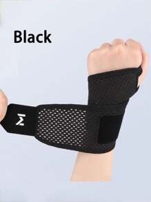 1 pieza Muñequera deportiva ajustable, ligera y transpirable con soporte para la articulación de la muñeca, cómoda y transpirable, adecuada para fitness, yoga, bádminton tanto para hombres como para mujeres, talla única