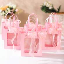 1 Stück Premium Geschenkbox mit klarem Fenster, Andenken Verpackungsbox für Geburtstagspräsente