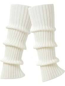 Leg Warmers For Women, Cute Knit Leg Warmer Socks For Dance, Fall / Winter - Multicolor - View 22