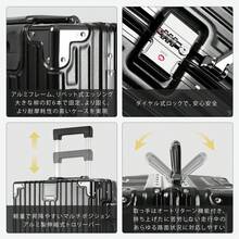 Suitcase, Carry Case, Frame Type, Lightweight, Removable Casters, Dial Lock, Multiple Storage Pockets, Carry Bag, Smartphone Stand, Cup Holder, 360 Degree Rotation, Quiet, Lightweight Design, Double Casters, Shock Resistant, Large Capacity, Travel, Business Trip, Sc901 - Bạc - Xem 6