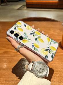 1 pièce Étui de téléphone en TPU transparent avec motif citron, compatible avec Apple 17 Pro Max/17 Pro/17 Air/17/16 Pro Max 15 14 13 12 11 Pro Max Plus Mini 16E, compatible avec Galaxy A55/A54/A53/S24/S24plus/S24ultra/S24fe/A06, compatible avec Pixel 9 Pro XL/Pixel 10 Pro XL, P50 Pro, compatible avec Redmi Note 9 Pro Max et autres modèles, version internationale, pas la version domestique - Multicolore - Voir 4