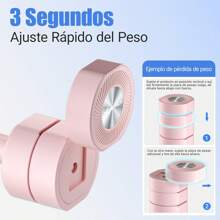 MERACH Juego de 2 mancuernas ajustables MERACH, 4 en 1, para mujer, de 1 a 4 kg, para entrenamiento de fuerza, fitness, gimnasio en casa, regalo.