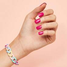 KISS Color Press-On Nails Polish-Free Manicure Set, 'Orchid Festival', 30 Chip-Proof, Smudge-Proof Fake Nails