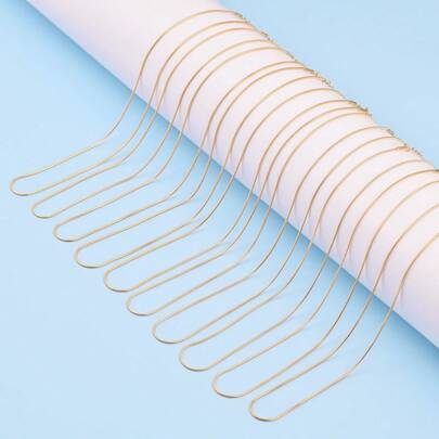 10 chiếc vòng cổ xích rắn bằng thép không gỉ 0,9mm dành cho phụ nữ, đeo hàng ngày kết hợp với mặt dây chuyền