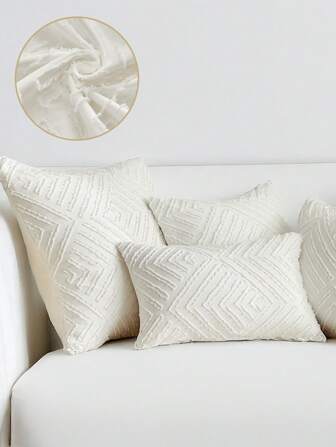 1pc Solid Color Pillowcase, Pillow Covers, Bedding, Soft And Breathable Pillow Case, Envelope Closure, For Couc, Easy-Care, Perfect For Bedroom And Living Room Decor, Machine Washable, Pillowcase Only Without Insert, Ideal Easter Gift, For Mother's Day Gift, Perfect Holiday Gift,