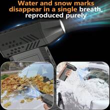 Electric Air Duster, 200000RPM 4-Gear Adjustable Compressed Air Duster With Light, Rechargeable Brushless Motor Air Blower For Keyboard, PC, Car, And Home Cleaning Reusable Replaces Compressed Air Can