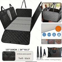 Almohadilla para viaje en el asiento trasero del automóvil con 3 platos desmontables huecos, apta para todos los automóviles y SUV, adecuada para mascotas de hasta 300kg - Multicolor - Ver 8