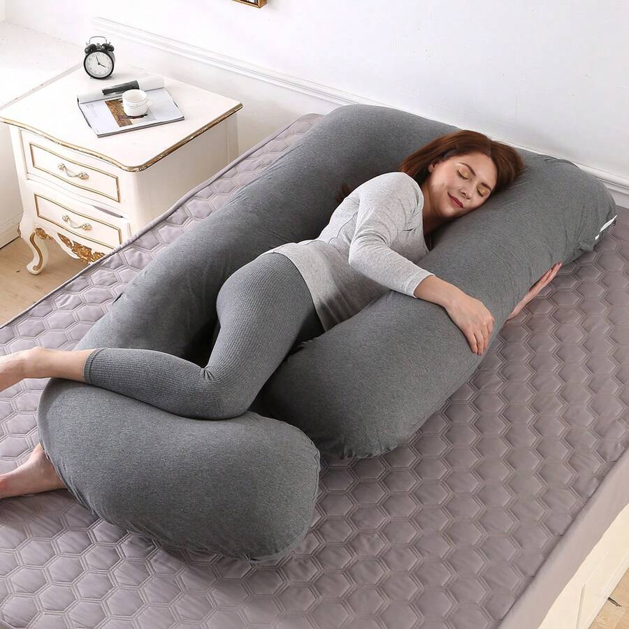 Oreiller de grossesse pour le sommeil Soutien du dos, du ventre, des hanches, des jambes, oreiller de grossesse pour tout le corps pour femmes enceintes, oreiller pour femmes et dormeurs latéraux