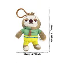 Nick Wilde Cute Plush Keychain – Fluffy Fox Plushie, Birthday Gift, Collectible Merchandise - Multicolor - View 9