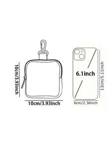 Animal Pattern Zipper Coin Wallet, Lightweight Currency, Cash ID Card, Credit Card, Portable Coin Pocket, Small Wallet, Miscellaneous Storage Bag, Fashionable And Modern Travel, Birthday Gift, Anniversary Valentine's Day, Valentine's Day, Female And Female Gift Bag, Teacher Gift Back To School ,School Supplies,Shop Back To School ,Classroom,Shell - Multicolor - View 5