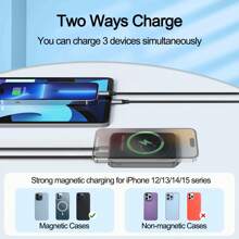Batterie Externe sans Fil 10000 mAh 22,5W Petit Chargeur Portable Magnétique, Power Bank avec Support Charge Rapide USB-C Compatible pour Phone 15/14/13/12/Pro/Pro Max et Plus (Noir)