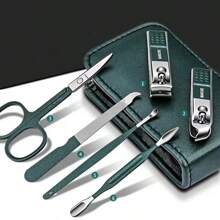 1 Set Stainless Steel Nail Clipper Set, Nail And Toenail Trimming Set, Portable Fashion Box, Travel Beauty Set