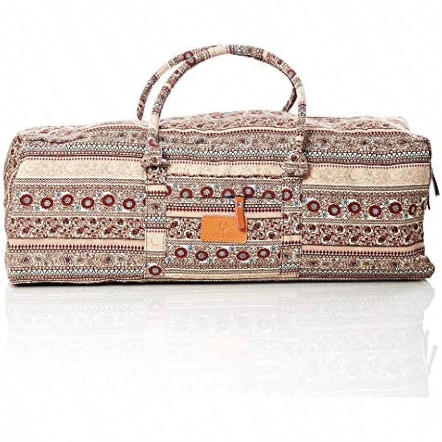 FullZip Extra Large Yoga Mat Tote Bag With MultiFunctional Storage Pockets For Sports Gym Pilates Ghanpati BrownStyle - Brownstyle - View 1