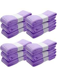 Sacos de lixo de substituição 1 peça/2 peças/4 peças/6 peças/9 peças/12 peças para sacos de lixo descartáveis à prova de odores, sacos dobráveis para cuidados com o bebê - Roxa - Ver 9