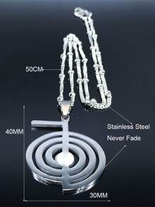 Cho Ku Rei 蛋白石不锈钢链项链灵气保护治疗 Chokurei 项链 - 項鍊 - 查看 6