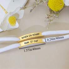 Individuelle Laufschuh-Anhänger, Schuhanhänger-Identifikation für Läufer & Radfahrer, Metall-Schnürsenkel-Charms, Laufgeschenk, Marathon-Geschenk, Schuhzubehör, Schuhstange