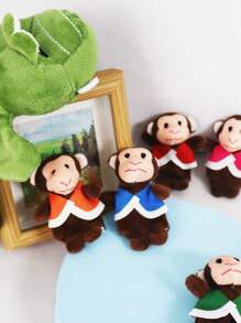 hoojojo Set de 6 títeres de dedo, con diseño de mono, títeres miniatura, títeres lindos, accesorios interactivos, para juego de roles, reuniones familiares, actuaciones divertidas, eventos escolares, fiestas, festivales, regalos.
