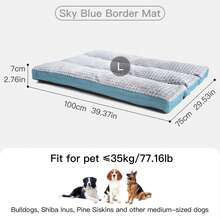 Large Dog Bed Plaid Velvet Removable Dog Mat Cat Nest Suitable For Large Medium Small Dog Cat, Indoor Home Outdoor Car Cushion, Oeko-Tex & Sedex Certified Bedding Factory Origin, Spring/Summer - Multicolor - View 16