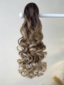 Claw Ponytail Extension Hair Accessories Ombre 22 Inch Long Deep Wave Heat Resistant Fiber Synthetic Ponytail Hairpiece For Women Girls Daily Used