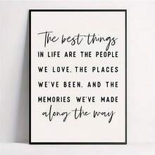 1pc The Best Things In Life Inspirational Quote Positive Quotes Best Friend Gift For Family(Comes Without Frame) Eid Al-Adha Mubarak - Multicolor - View 12