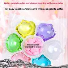 七合一洗衣凝珠，持久留香，洗衣胶囊，洗衣机清洁剂，去污剂，浓缩洗衣液，手部护理，家用