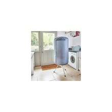 Heated Clothes Airer Drying Pod Holds Up To 12 Hangers Circulates Hot Air For Quick Drying - Grey - View 2