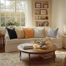 1/2 Pcs Decorative Pillow Cover, Deep Khaki Corduroy Striped Pattern, Decorative Throw Pillow Covers For Sofa, Office, Living Room