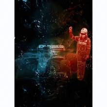 1pc/3PCS Wall Arts Posters Optional Frame Pop Racing Formula Decorative Painting Art Print Canvas Poster Perfect Living Room Decoration Home Mural To Add Elegance ,Wall Art With Frame - Multicolor - View 60