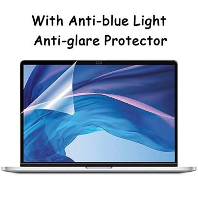 [1pc]For Screen Anti-Blue Light Film, PET Material Soft Film, HD Screen Film, Anti-Glare Frosted Film, Easy To Install, Touch Sensitive Compatible With MacBook