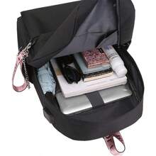 ISaikoy Anime Bungo Stray Dogs Backpack Shoulder Bag Bookbag School Bag Daypack Color - Black22 - View 4