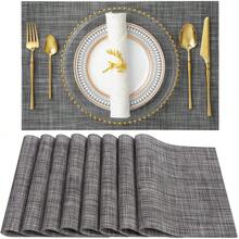 Placemats - Waterproof, Heat-Resistant, Non-Slip, Easy-To-Clean Table Pads For Coffee, Dining, And Household Decor - Solid Color, Room Decoration, Bowl Plate Mat, And Table Protector