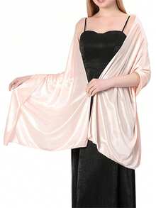1 chiếc khăn choàng/khăn quấn Cashmere trơn màu 70*200cm dành cho nữ, thích hợp cho váy dạ hội, như khăn lụa voan, thích hợp cho trang phục cưới cô dâu mùa thu dành cho phụ nữ - Nhiều màu - Xem 17