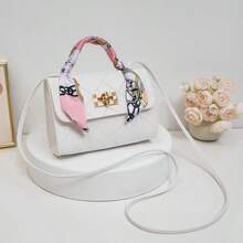 Silk Scarf Handbag Small Shoulder Bag Niche Design Crossbody Bag - Multicolor - View 4