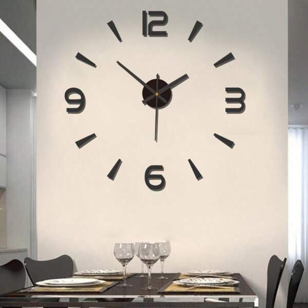 Wall Clock, Silent And Non Ticking Clock, Modern Farmhouse Decoration Circular Metal Indoor And Outdoor Simulated Wall Clock Suitable For Living Room, Kitchen, Bedroom, Terrace