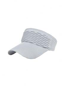 1 buc. Poliester fără margini, model în solzi de pește, culoare uni, ocazional, boem, epocă, petrecere, drăguț, stradă, elegant, rezistent la vânt, protecție UV, șapcă de baseball fără boruri, potrivită pentru primăvară, vară, toamnă