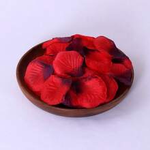 1000 片仿真玫瑰花瓣、无纺布、堆叠花瓣、散花、告白花片最佳礼物、婚礼装饰、家居装饰、房间装饰派对礼物新娘生日毕业生日装饰派对装饰单身派对