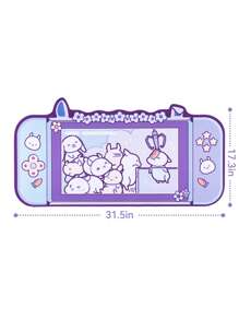 GeekShare Tapis de souris multifonctionnel simple et pratique avec un design mignon de lapin animé