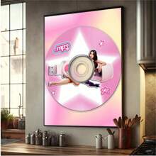 1 件可选框架海报墙艺术流行歌手 Emilia Mernes Mp3 高品质印刷品和海报复古房间家庭酒吧咖啡厅装饰美学艺术壁画，带框架的墙壁艺术 - 彩色 - 查看 16