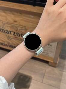 Correa de silicona magnética compatible con Galaxy Watch 3/4/5/6, GT4/3, Garmin, Amazfit en tallas 18 mm, 20 mm y 22 mm