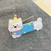GUCADI 1 件卡通可爱猫狗动物一体式折叠支架适用于 Apple//Honor/VIVO/OPPO// 手机壳，超薄金属懒散支架手机支架，便携且坚固，适用于 、Android 手机，生日、家人、朋友的礼物，推拉式手机握柄，手机配件 - 彩色 - 查看 14