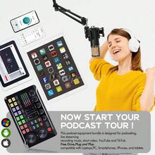 Consola de mezcla Bluetooth de 4 canales para estudio de audio en vivo, DJ y sonido, tablero mezclador para Estados Unidos - 1 - Ver 4