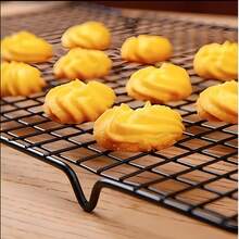 Cooling Grid Food Cooling Cheese Bread Cake - màu đen - Xem 5