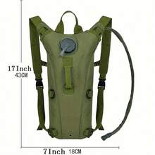 Men's And Women's Water Bag Bag, 101.44 Oz Water Bladder Backpack, Lightweight Water Storage Bag Daypack For Outdoor Running Hiking Cycling - Green - View 2
