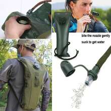 Men's And Women's Water Bag Bag, 101.44 Oz Water Bladder Backpack, Lightweight Water Storage Bag Daypack For Outdoor Running Hiking Cycling - Green - View 5