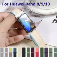Nylon-Schlaufenband kompatibel mit HUAWEI Band 8 9 10 Ersatzarmbänder, geeignet für den Sommer, Smartwatch-Armband kompatibel mit HUAWEI Band 8 9 10 Zubehör