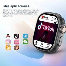 Smartwatch Ultra 4g 5G Ranura Sim App Android Sim Wifi Play Store Nfc 2025 - Negro - Ver 4