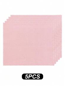 5 PIEZAS/10 PIEZAS Paño de limpieza de gafas de microfibra rosa/color mixto, paño de limpieza de lentes cuadrado minimalista anti-empañamiento de ante para limpiar gafas, paño de limpieza de vidrio para el hogar adecuado para limpiar gafas de moda, gafas, pantallas de teléfono, lentes de cámara y pantallas de TV LCD - Multicolor - Ver 13