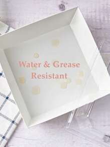 5pcs/10pcs/20pcs Dessert Boxes With Clear Lids Charcuterie Boxes, Oil Proof Kraft Paper, White Pink Kraft Paper Bakery Boxes, Perfect For Cookies Macaron Cake Sandwich, For Weddings Parties And Special Occasions