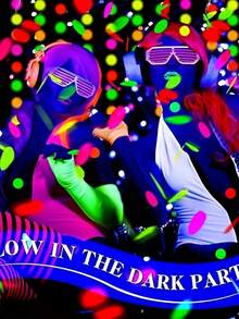 800pcs Fluorescent Confetti Rounds - Five-Color Glow-In-The-Dark Table Decorations For Parties, Weddings, Birthdays - Modern Style, Can Be Hung, Universal For Festivals, No Electricity Or Batteries Required, Fluorescent Paper Dots For Night Parties, Events And Celebrations, - Multicolor - View 6